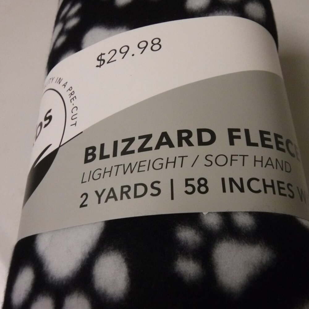 BLIZZARD FLEECE MATERIAL, NEW!!
